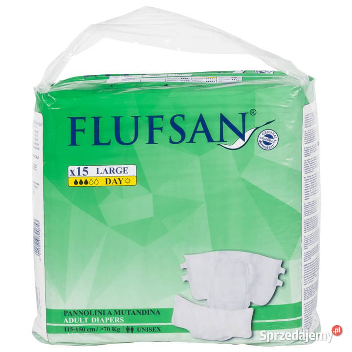 Flufsan Pieluchy dorosłych jednorazowe 15 Warszawa
