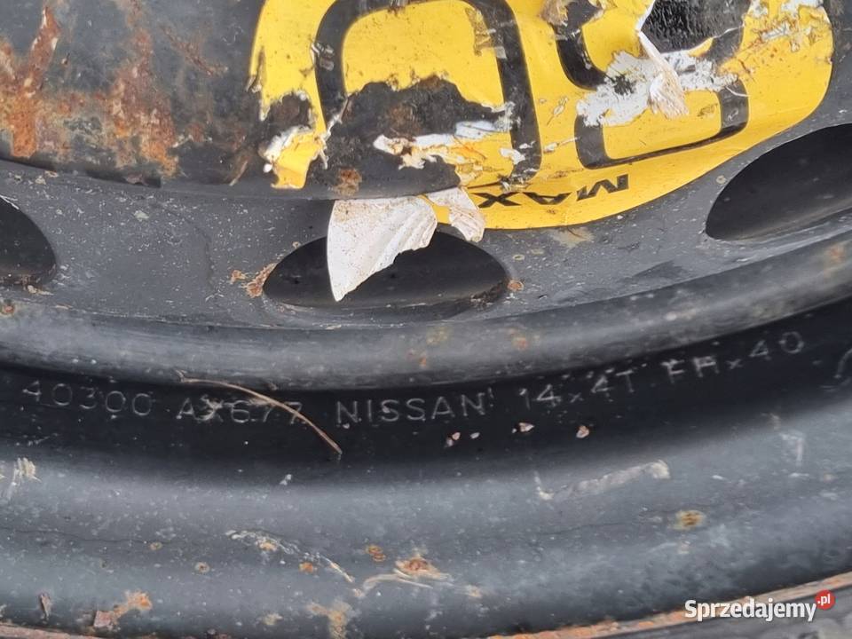 KOŁO DOJAZDOWE Nissan Micra K12 dojazdówka 10570 lubelskie Chełm sprzedam
