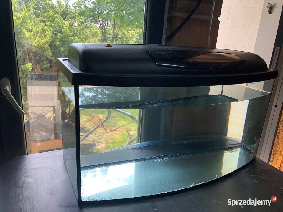 Akwarium profilowany 80 x 35 x 40 112 L Justynów sprzedam