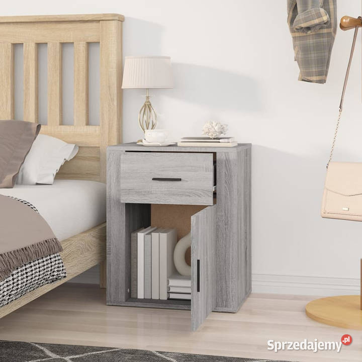 Szafka nocna szary dąb sonoma 50x36x60 WM816726 Warszawa