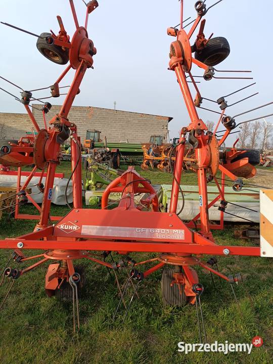 przetrząsacz pająk KUHN GF 6401 pottinger claas Borzęciczki