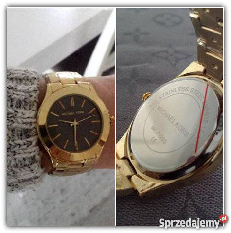 Kors Michael MK różowa tarcza czarna tarcza Zegarki Słupsk