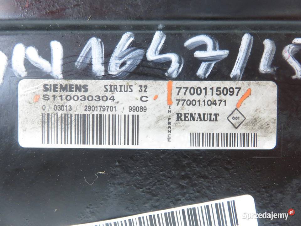 STEROWNIK RENAULT CLIO II 14 780 7700115097 sprzedam