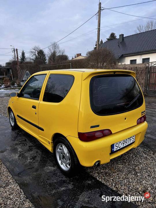 Fiat Seicento sporting 12 żółty Częstochowa