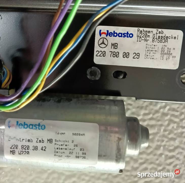 MERCEDES S W220 SZYBERDACH SZYBER DACH Osetno sprzedam