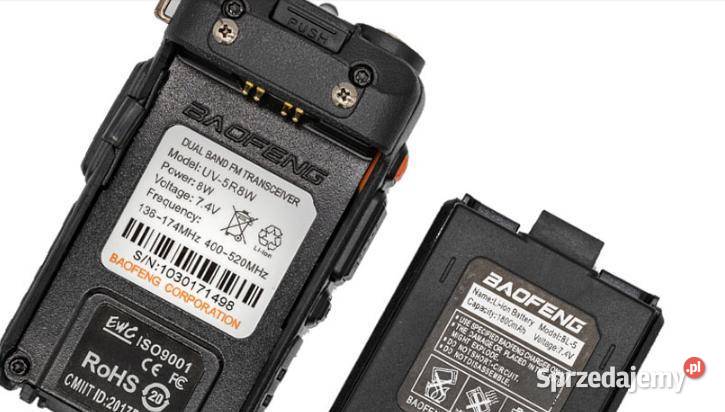Radiotelefon Baofeng UV5 8W nowy dolnośląskie Wrocław sprzedam