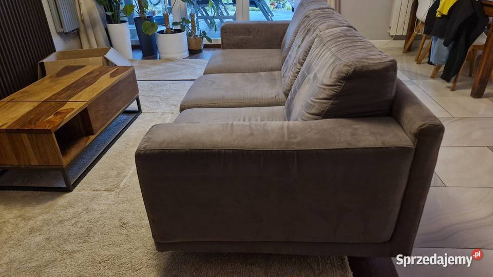 kanapa 3osobowa szeslong rozkladana szara Otwock