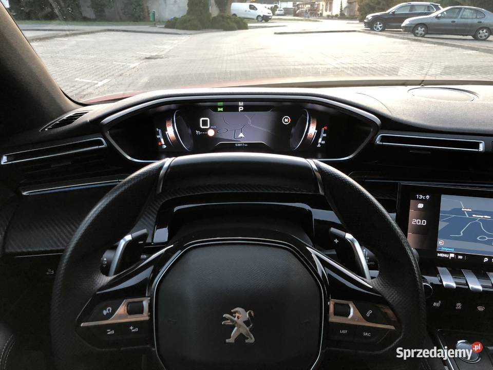 Peugeot 508 GTLine 2019r 20 HDi 163 Automat Full czujnik deszczu wielkopolskie Wijewo