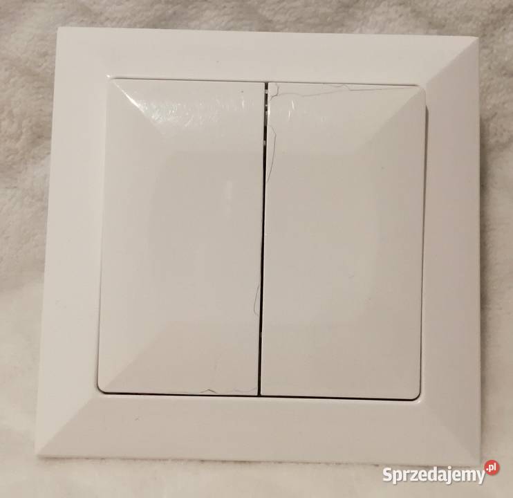 Wyłącznik świecznikowy 2klawiszowy ABEX Elektryka i akcesoria Czeladź