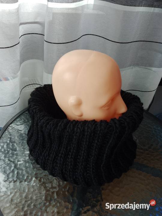 Komin szal damski czarny Chrzanów