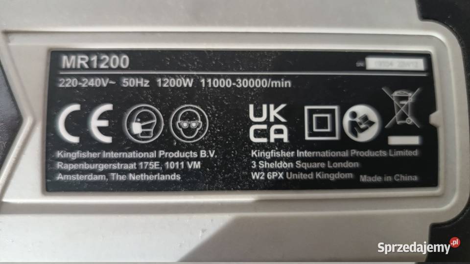 Frezarka górnowrzecionowa MacAllister Katowice