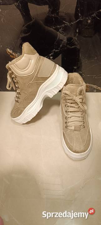 Nowe śliczne buty damskie na zime sneakersy mazowieckie Warszawa