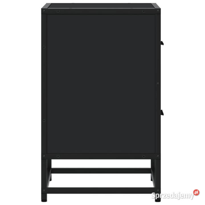 Szafki nocne 2 czarne 40x31x50 WM848675 Warszawa