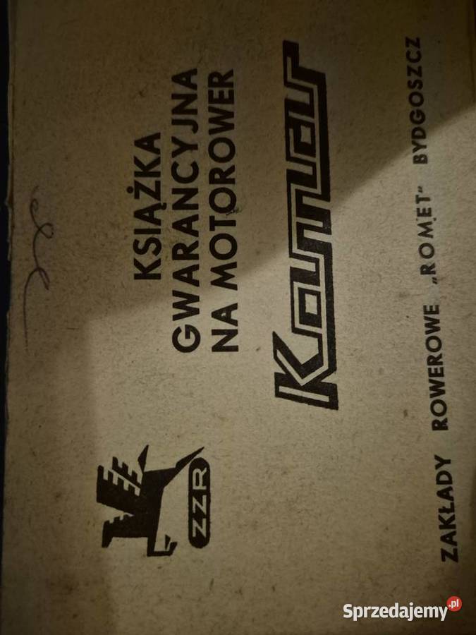 Komar 2350 z fakturą zakupu 1970r Czempiń