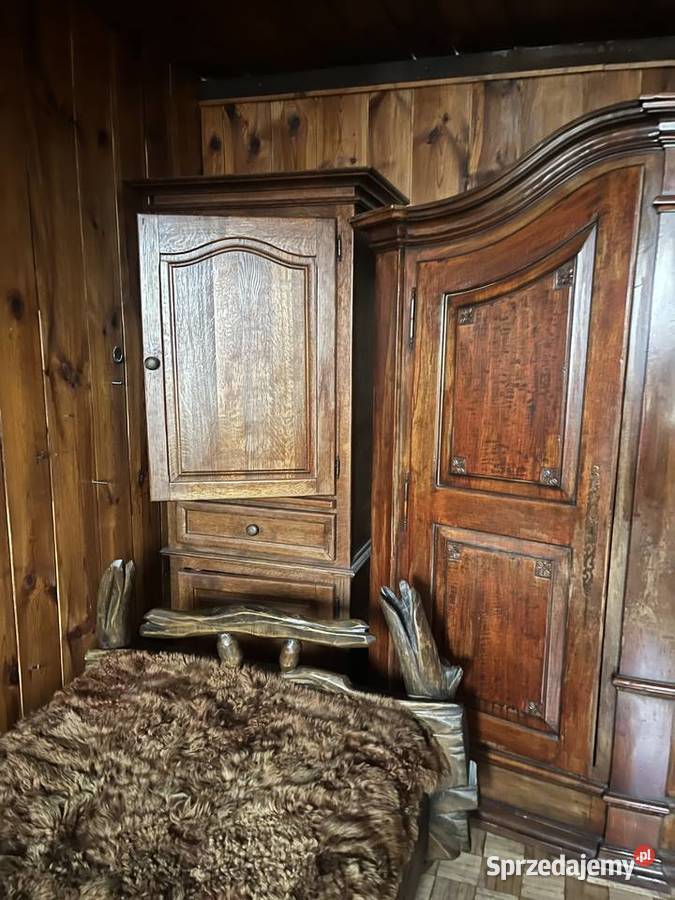 Meble dębowe komplet co na zdjęciach małopolskie Kraków sprzedam