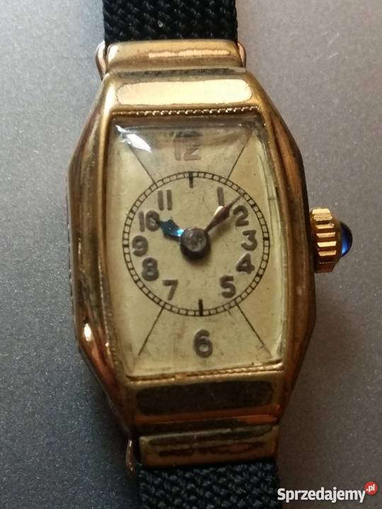 Damski zegarek pozłacany Alpina vintage 20 mik Kraków