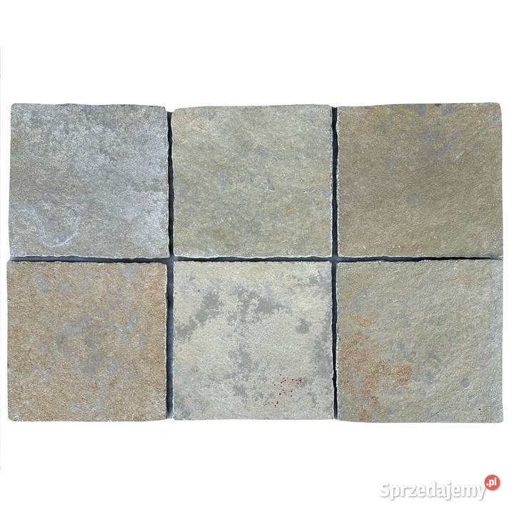 Płytki Wapień Lime Yellow bębnowany i Gdynia