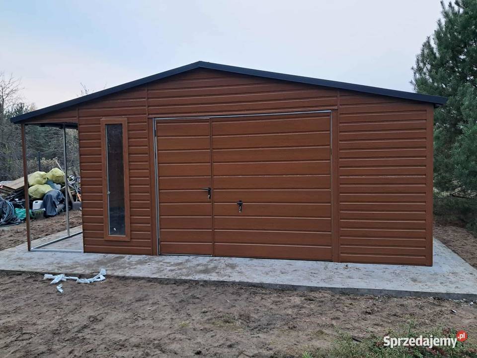 Garaż blaszany wiata schowek Producent Cała Wejherowo