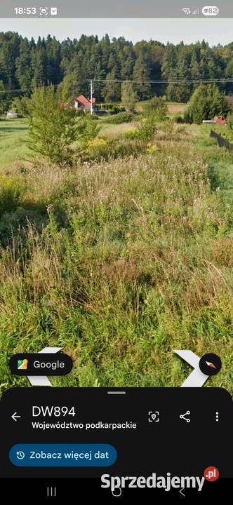 Sprzedam piękna działkę w miejscowości Łączki Lesko