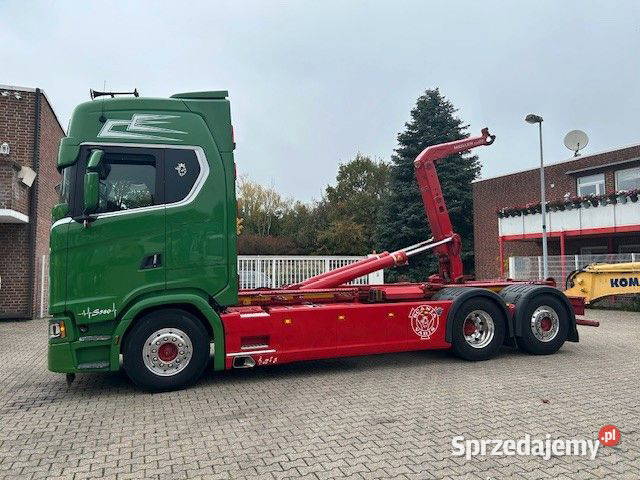 Hakowiec 6x2 Eur 6 Scania S 580 V8 13350kg Warszawa