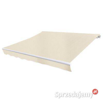 vidaXL Tkanina do markizy kremowa 4 x 3 m bez Warszawa