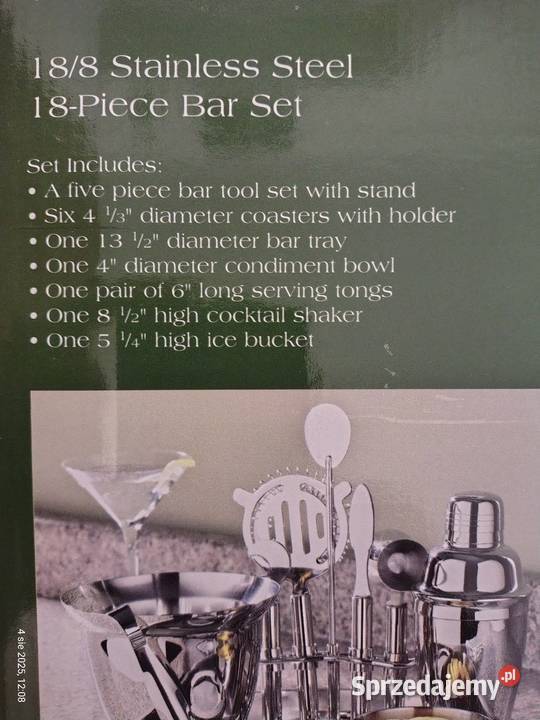 Zestaw barowy 18 elementowy Rzeszów