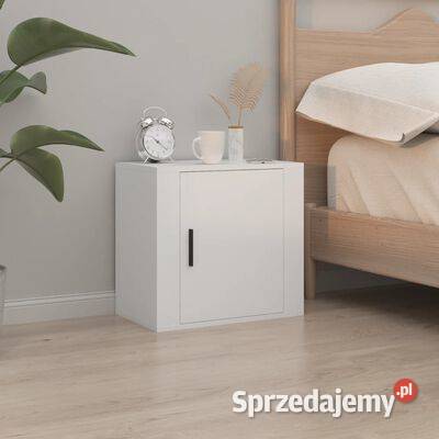 vidaXL Wisząca szafka nocna biały 50x30x47 Warszawa sprzedam