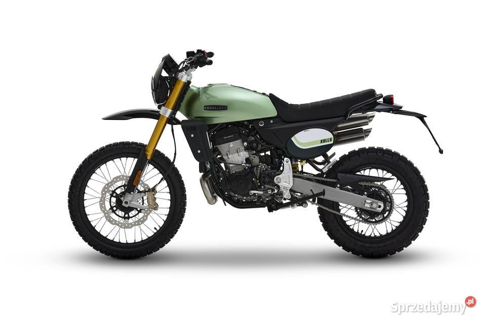 Fantic Caballero 500 Scrambler Rally ZIELONY enduro Szczecin