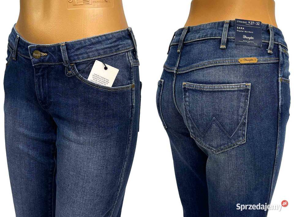 Spodnie damskie Wrangler Sara Meadow Blue W29 Pisz