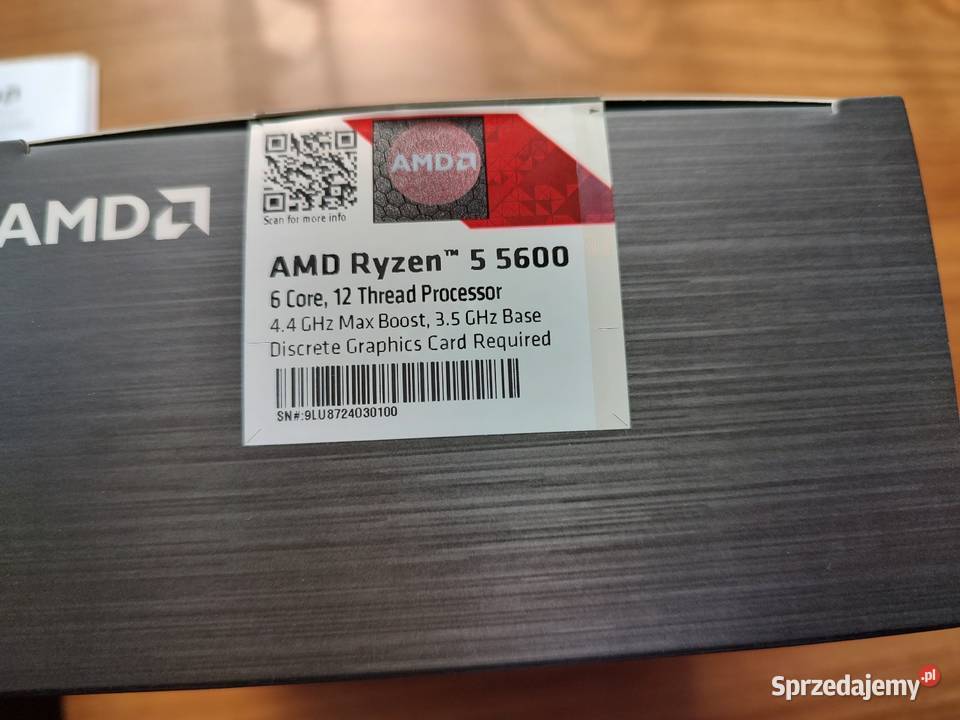 Ryzen 5 5600 box AMD procesor am4 mazowieckie Płońsk
