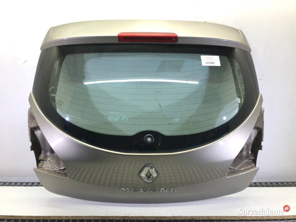 KLAPA TYŁ RENAULT MEGANE III Hatchback TYLNA