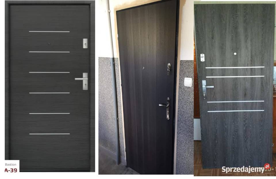 Drzwi wejściowe zewnętrzne wewnątrzklatkowe Tarnowskie Góry sprzedam