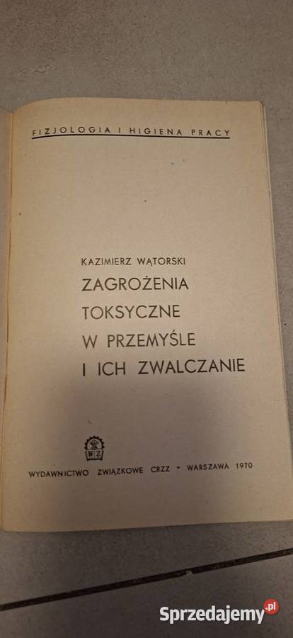 Pierwsze wydanie Zagrożenia toksyczne w wielkopolskie Łęczyca