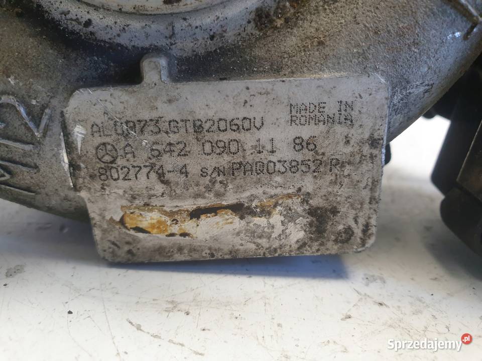 TURBOSPRĘŻARKA Mercedes ML W166 30 CDI turbo