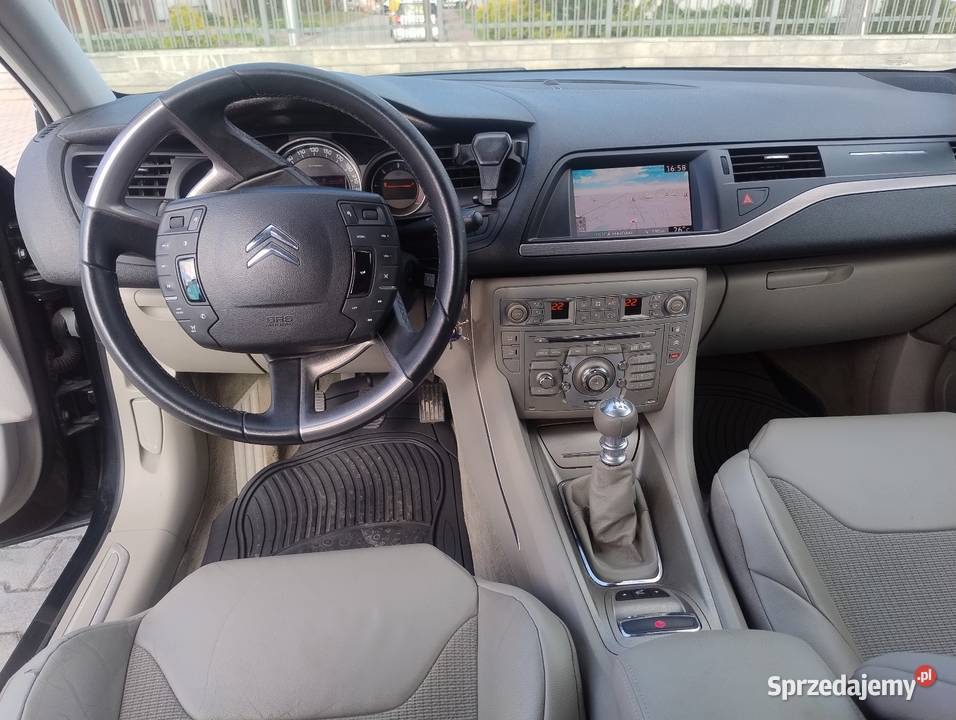 Citroen C5 20 HDI 140 Xenon Navi Exclusive pół czarny lubelskie Chełm sprzedam