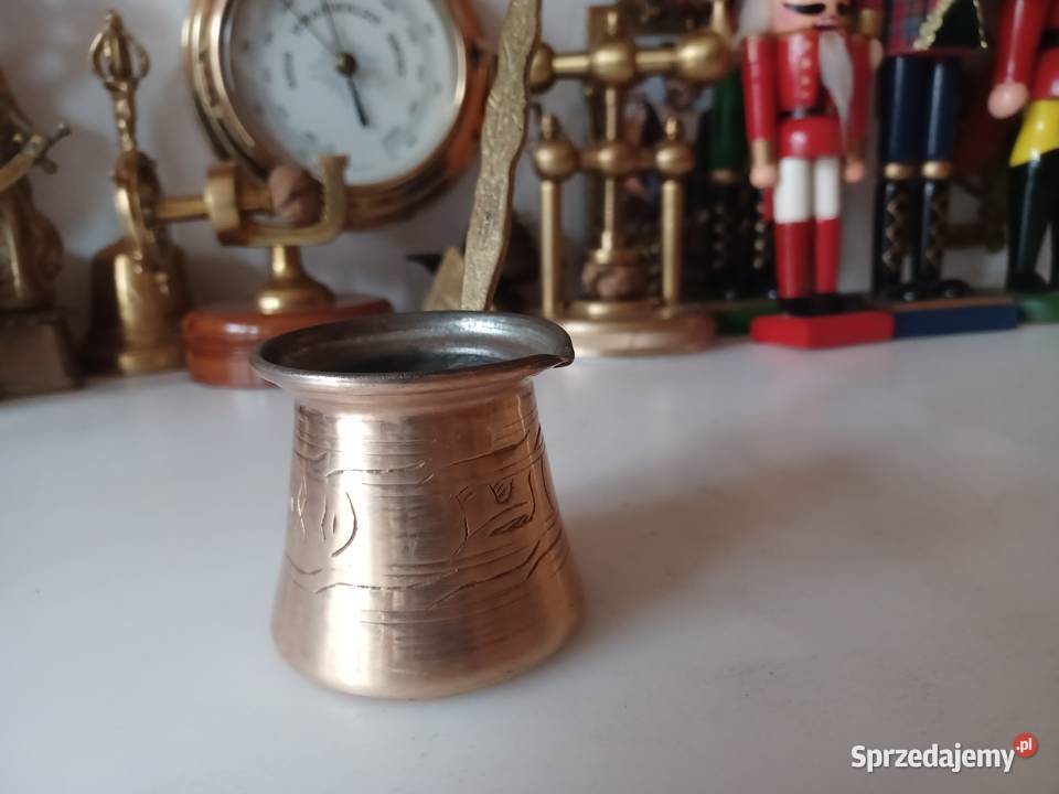 Mosiężny piękny tygiel Kolekcja Poznań sprzedam