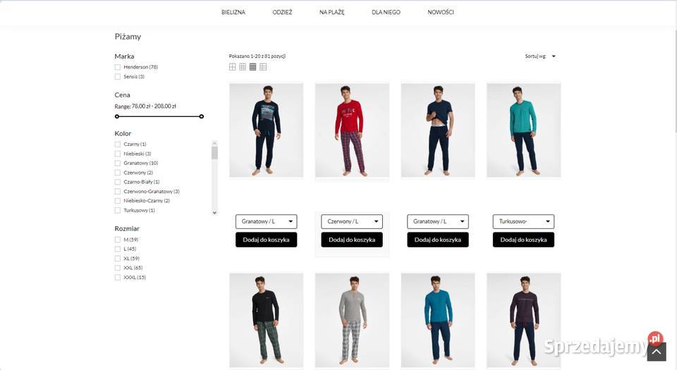 Sprzedam stronę WWW z działającym sklepem Biznes i Przemysł Warszawa