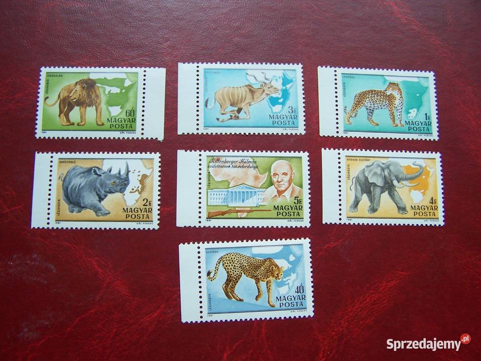 Węgry 1981 MNH Mi 347076 Fauna Zwierzęta Tychy