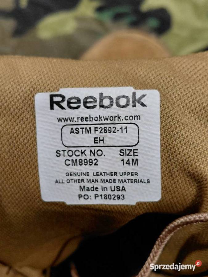 Buty Reebok 8992 Fusion 14M Militaria Wrocław sprzedam