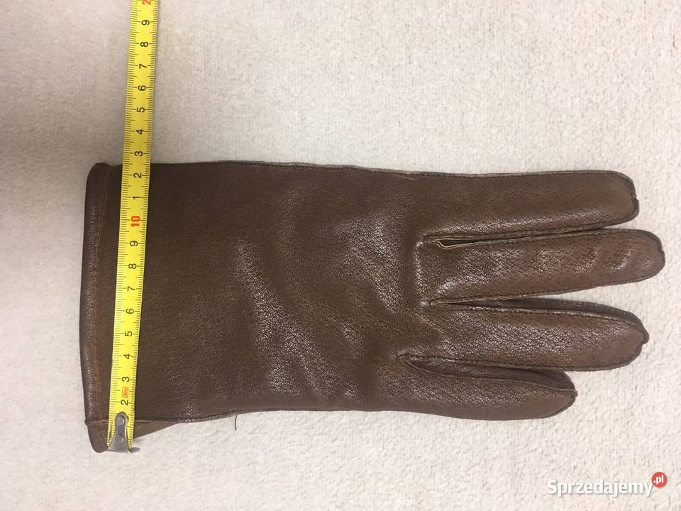 PRL rękawiczki męskie skórzane brązowe nowe Kołobrzeg sprzedam
