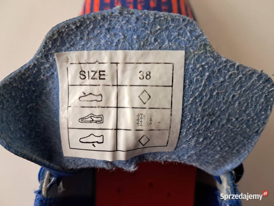 Buty damskie sportowe niebieskopomarańczowe 24.5cm Kraków