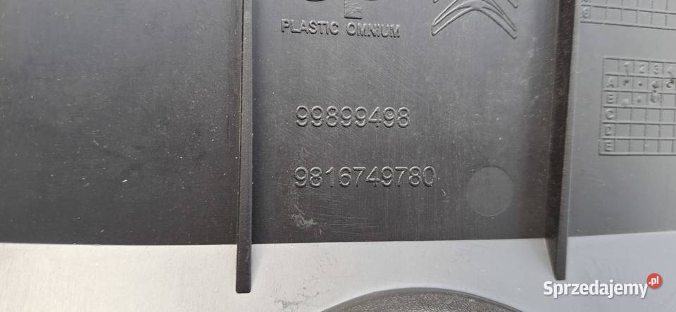 CITROEN BERLINGO IV 18 GRILL ATRAPA EMBLEMAT Bieleń sprzedam