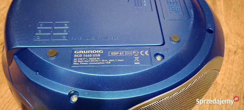 Legendarny Boombox Grundig RCD 1440 USB Wąbrzeźno sprzedam
