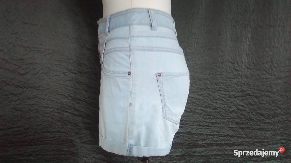 Spodenki damskie JEANS jasny r SM wysoki stan Białystok