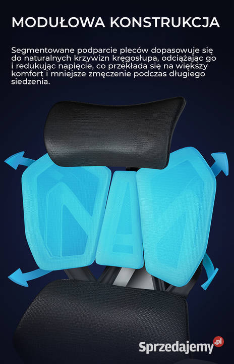 Fotel ergonomiczny gamingowy Angel Furia PRO z Jarosław