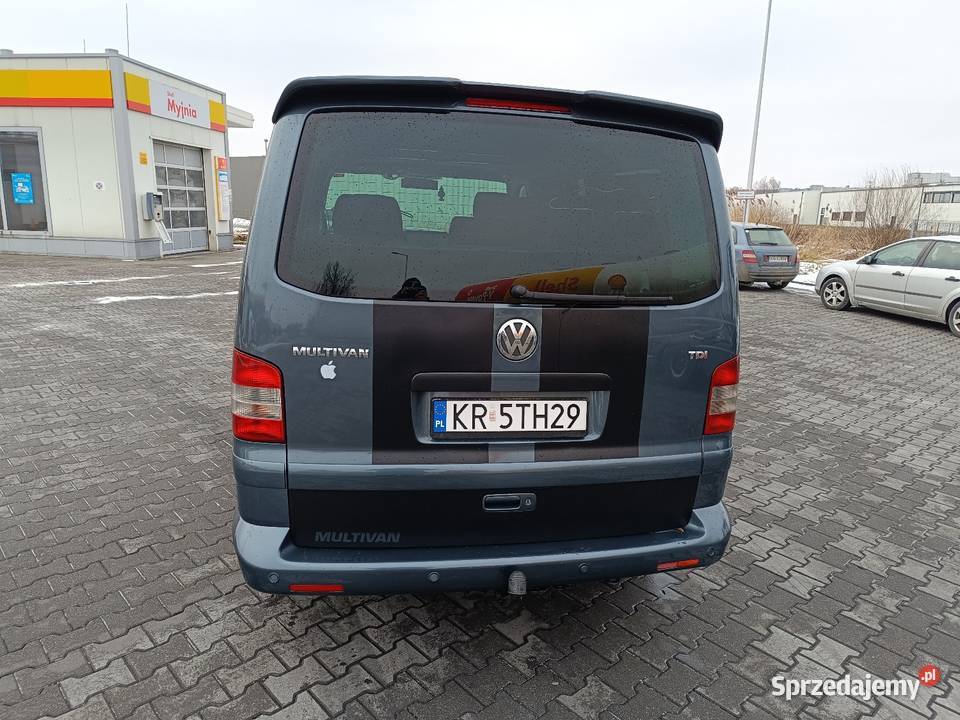 Volkswagen T5 MULTIVAN 25 TDI BNZ AUTOMAT podgrzewane fotele Modlnica