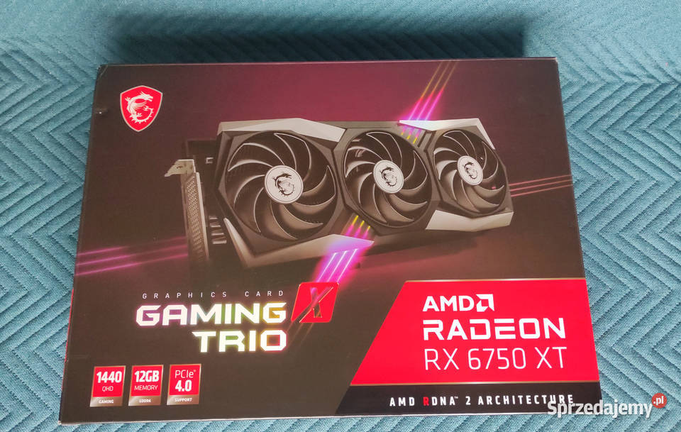 Karta graficzna Radeon RX 6750 XT 12GB GAMING X MSI Żyrardów