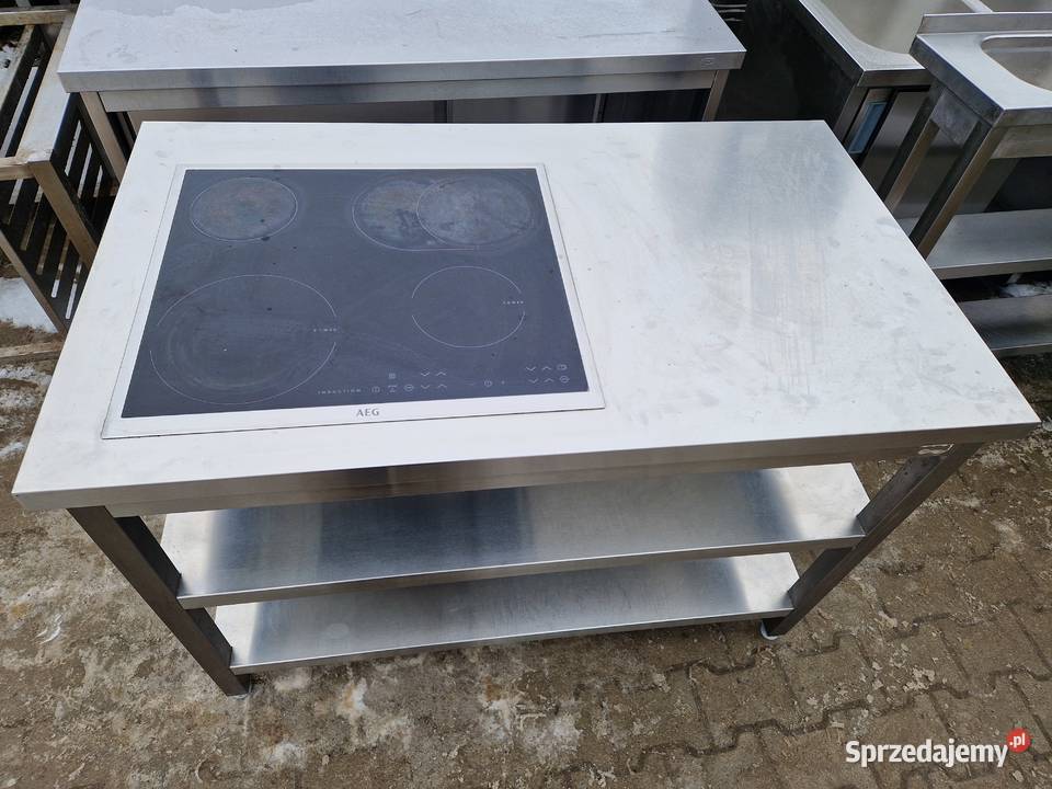 Stół Gastronomiczny Centralny 2 Półki Z Płytą sprzedam