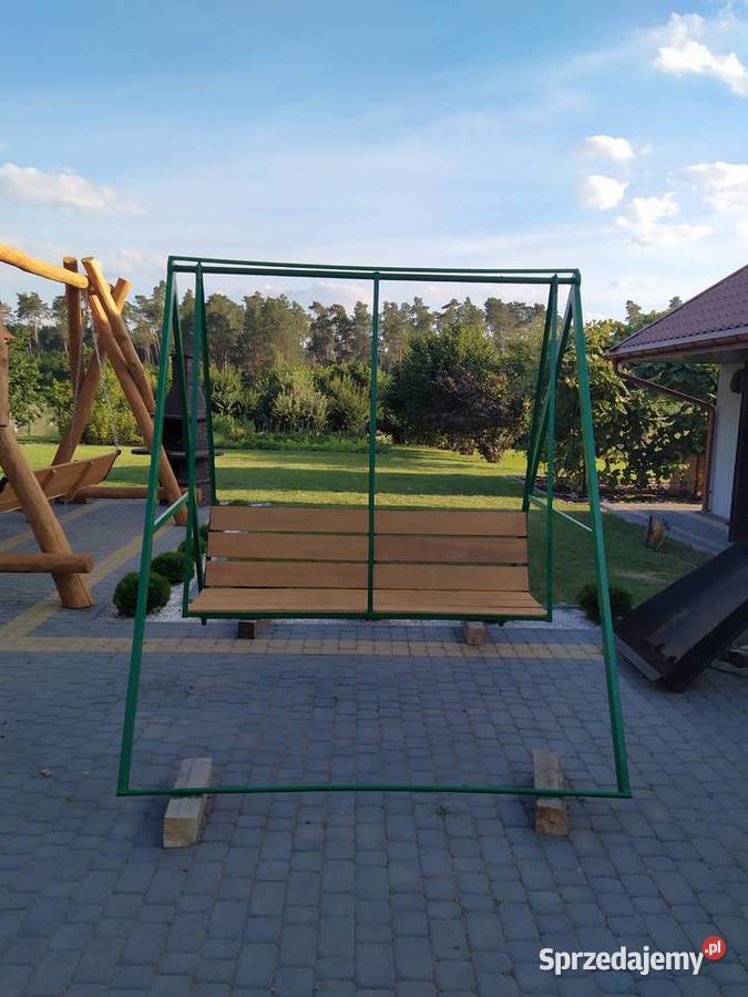 Huśtawka metalowa deska akacja Ciechanki sprzedam