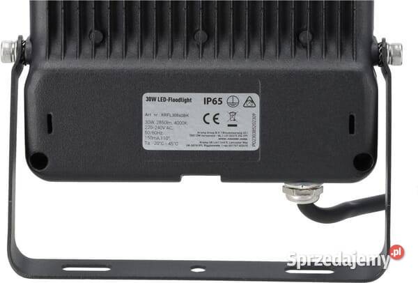 Oprawa oświetleniowa LED 30W 4000K KRFL30840BK sprzedam